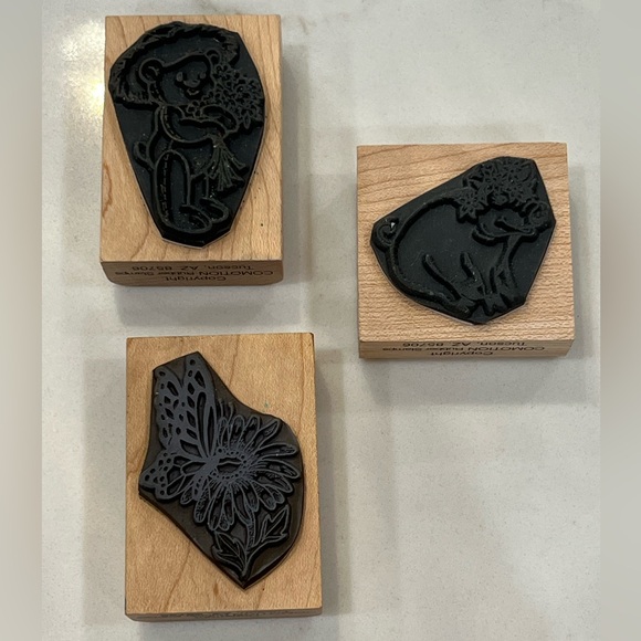 RUBBER STAMPS LOT OF 3: Comotion Rubber Stamps Lot - Picture 3 of 6